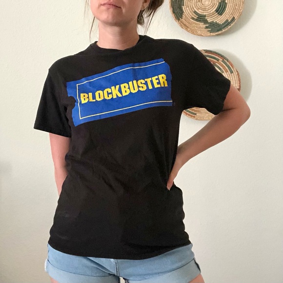 Size medium blockbuster vintage black top - Picture 7 of 9